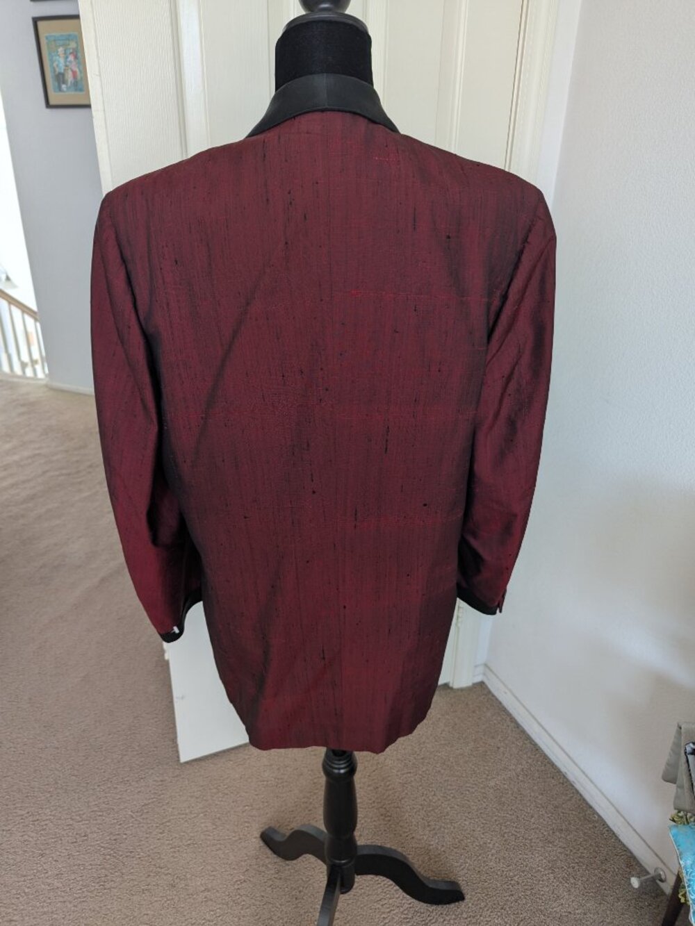 Vintage Rossini B&B Larrys Mens Jacket 1950's-60's Rat Pack Style 46 Chest - Picture 3 of 11